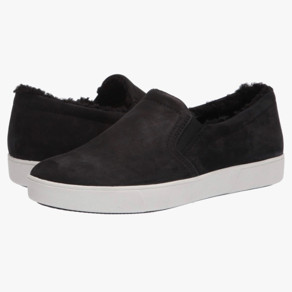 Fur Lined Slip On Sneakers Sz 7.5 Wide